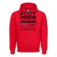 Red hell yeah i voted trump and will do it again 2020 Zipper Hoodie - Bettercallsaul