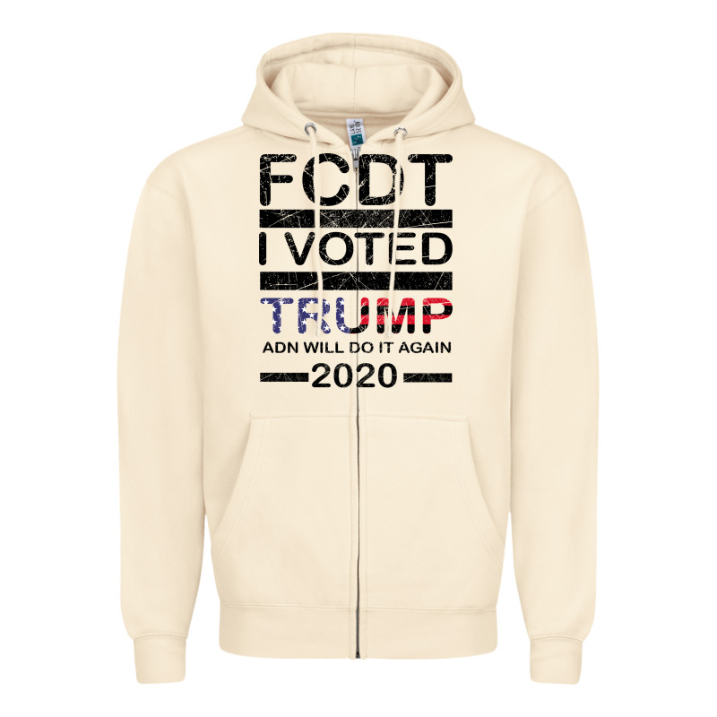 Hell Yeah I Voted Trump And Will Do It Again 2020 Zipper Hoodie by Bettercallsaul | Teevron