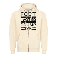 Sandshell hell yeah i voted trump and will do it again 2020 Zipper Hoodie - Bettercallsaul