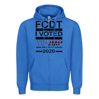 True Royal hell yeah i voted trump and will do it again 2020 Zipper Hoodie - Bettercallsaul
