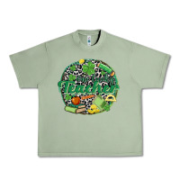 Oil Green one lucky teacher Urban Heavy Tee - MaliasSmallBusiness