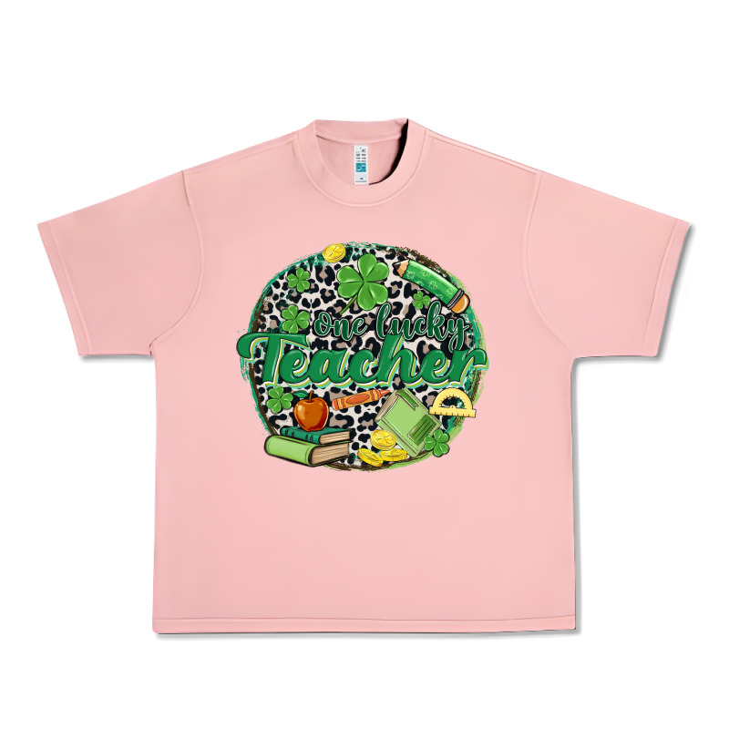 One Lucky Teacher Urban Heavy Tee by MaliasSmallBusiness | Teevron