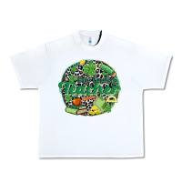 White one lucky teacher Urban Heavy Tee - MaliasSmallBusiness