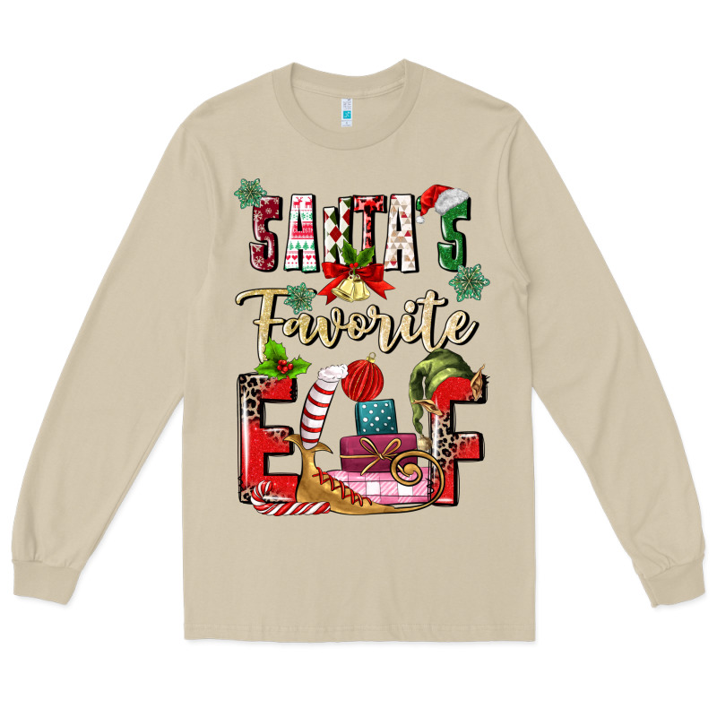 Santas Favorite Elf Long Sleeve Tee by MaliasSmallBusiness | Teevron