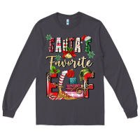 Smoke santas favorite elf Long Sleeve Tee - MaliasSmallBusiness