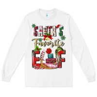 White santas favorite elf Long Sleeve Tee - MaliasSmallBusiness