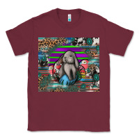 Burgundy easter Classic Tee - CowhideDigitalArt