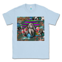 Dusty Blue easter Classic Tee - CowhideDigitalArt