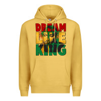Antique Gold dream like king martin luther Premium Hoodie - CowGirlArtShop