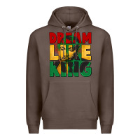 Coffee dream like king martin luther Premium Hoodie - CowGirlArtShop