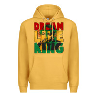 Mustard dream like king martin luther Premium Hoodie - CowGirlArtShop