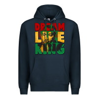 Navy dream like king martin luther Premium Hoodie - CowGirlArtShop