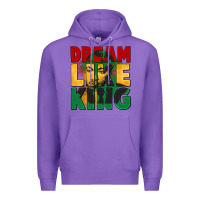 Purple dream like king martin luther Premium Hoodie - CowGirlArtShop