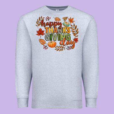 Happy Thanksgiving Day Premium Sweatshirt Designed By Cowgirlartshop