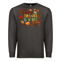 Smoke happy thanksgiving day Premium Sweatshirt - CowGirlArtShop