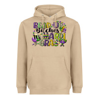 Mushroom bead up bitches its mardi gras Heavyweight Hoodie - CowGirlArtShop
