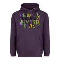 Plum bead up bitches its mardi gras Heavyweight Hoodie - CowGirlArtShop