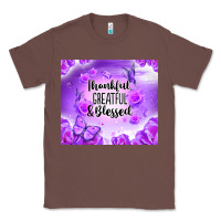 Chestnut thankful greatful blessed Classic Tee - NancyCooperArtShop