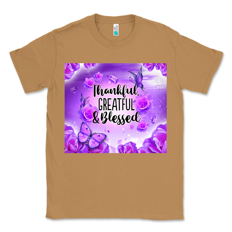 Thankful Greatful Blessed Classic Tee by NancyCooperArtShop | Teevron
