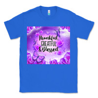 True Royal thankful greatful blessed Classic Tee - NancyCooperArtShop
