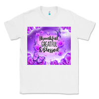 White thankful greatful blessed Classic Tee - NancyCooperArtShop
