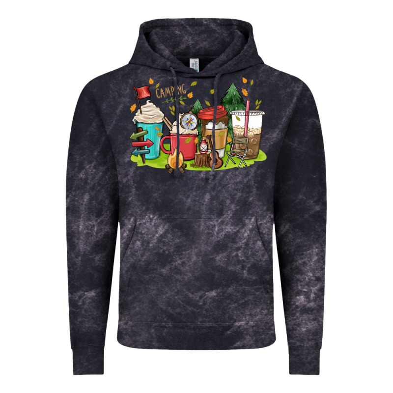 Camp Coffee Drink Vintage Hoodie by MaliasSmallBusiness | Teevron