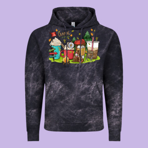 Camp Coffee Drink Vintage Hoodie Designed By Maliassmallbusiness