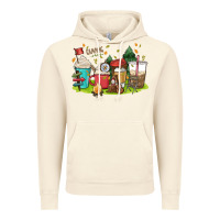 Vintage Artic camp coffee drink Vintage Hoodie - MaliasSmallBusiness