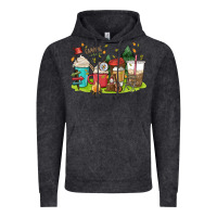 Vintage Black camp coffee drink Vintage Hoodie - MaliasSmallBusiness