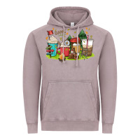 Vintage Zinc camp coffee drink Vintage Hoodie - MaliasSmallBusiness