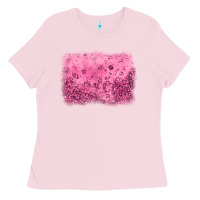 Bubblegum Pink pink glitter background Ladies Tee - JahusDesignShop