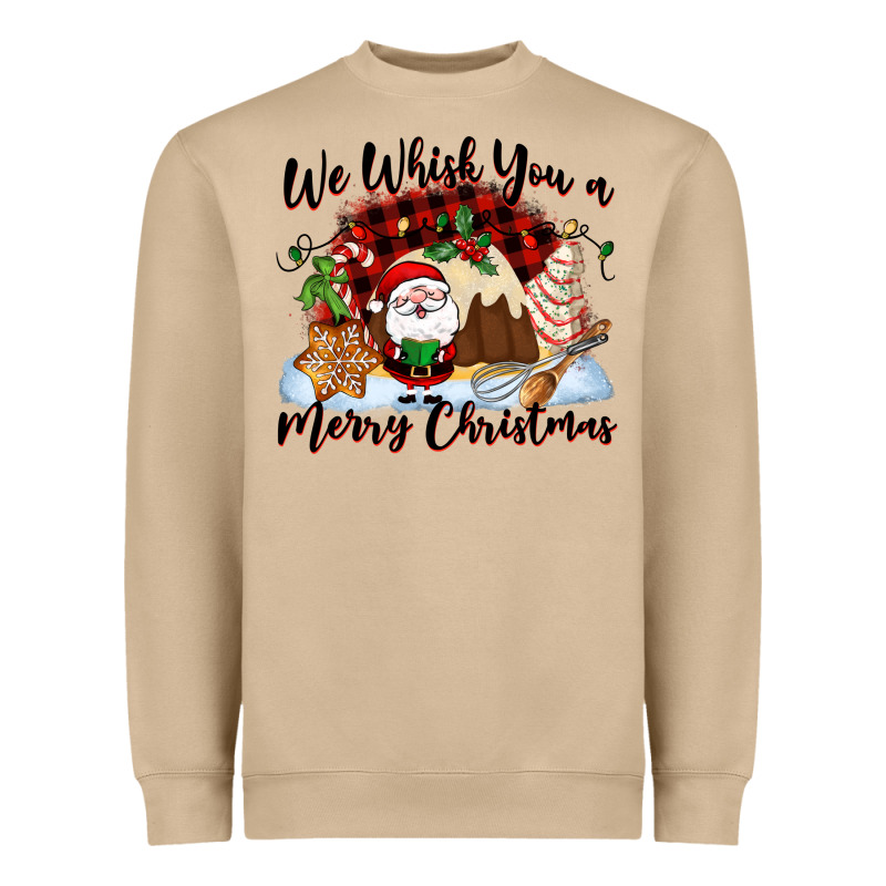 We Whisk You A Merry Christmas Heavyweight Sweatshirt by NancyCooperArtShop | Teevron