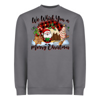 Storm We whisk you a Merry Christmas Heavyweight Sweatshirt - NancyCooperArtShop