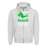 Dove Grey Irish Shark Doo Doo Doo Saint Patricks Day Zipper Hoodie - Bettercallsaul