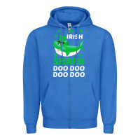 True Royal Irish Shark Doo Doo Doo Saint Patricks Day Zipper Hoodie - Bettercallsaul