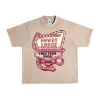 French Oak cupids howdy lodge find your cowboy open Urban Heavy Tee - MaliasSmallBusiness