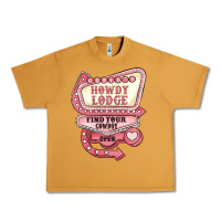 Peanut Butter cupids howdy lodge find your cowboy open Urban Heavy Tee - MaliasSmallBusiness