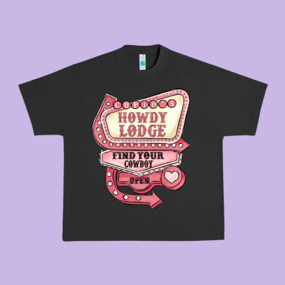 Cupids Howdy Lodge Find Your Cowboy Open Urban Heavy Tee Designed By Maliassmallbusiness