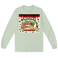Matcha torn between lookin like a snack and eatin one Long Sleeve Tee - MaliasSmallBusiness