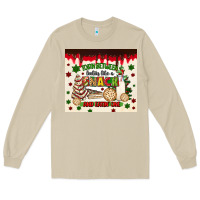 Mushroom torn between lookin like a snack and eatin one Long Sleeve Tee - MaliasSmallBusiness