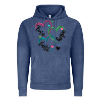 Vintage Denim faith hope love Vintage Hoodie - MaliasSmallBusiness
