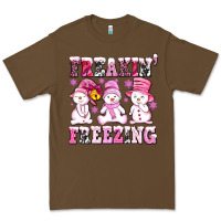 Cacao freaking freezing with Snowmans Premium Tee - AdoDesignShop