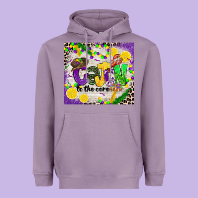 Cajun To The Core Heavyweight Hoodie Designed By Cowgirlartshop