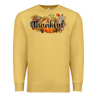 Antique Gold thankful Premium Sweatshirt - CowGirlArtShop