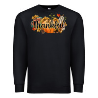 Black thankful Premium Sweatshirt - CowGirlArtShop