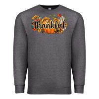 Charcoal Heather thankful Premium Sweatshirt - CowGirlArtShop