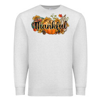 Oatmeal Heather thankful Premium Sweatshirt - CowGirlArtShop