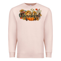 Pale Pink thankful Premium Sweatshirt - CowGirlArtShop
