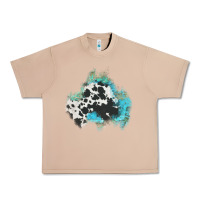 Burro cowhide turquoise patch Urban Heavy Tee - AdoDesignShop