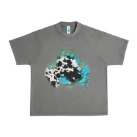 Tornado cowhide turquoise patch Urban Heavy Tee - AdoDesignShop